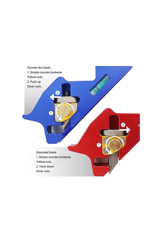 Ximistore9 Ahşap Pah Kırma Planyası - Ayarlanabilir Kesme Derinliği İle 45 Köşe Düzeltme Aleti