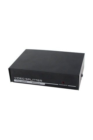 2 Port Vga Splitter 200 Mhz 1 Giriş 2 Çıkış Video Ekran Çoğaltma