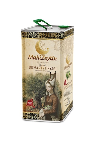 Mahizeytin Soğuk Sıkım Natürel Sızma Zeytinyağı  5 L