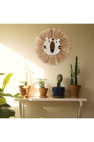 Suntek Magideal Hasır Duvar Asılı Dekor Sanat El Sanatları W/halat C