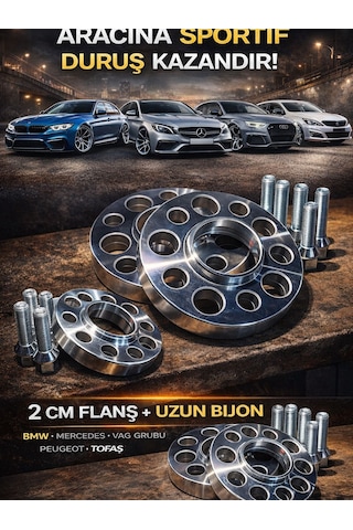 Volkswagen Polo Classic 1996-2002 Flanş Spacer Jant 2cm 4x100 57.1