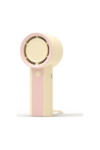 Yingfu Dayanıklı Mini Fan, Kısa Kablosuz Pembe Fan, Taşınabilir Hafif