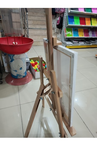 Ahşap Çocuk Boy Şovale Kayın Ağacı 92 53cm 57cm Tuval Koyma Arası
