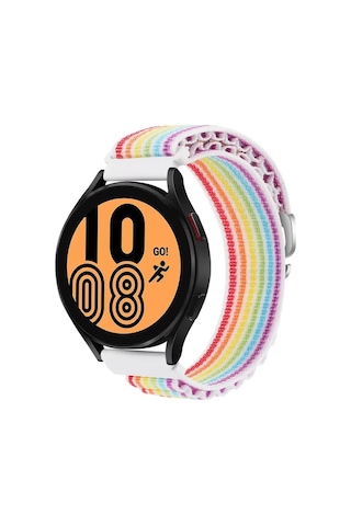 Newface Watch 22mm Kr410 Kumaş Kordon - Gökkuşağı Diğer