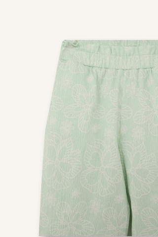 Defacto Paperbag Floral Krinkıl Kumaş Pantolon Kız Bebek H6063a526smgn1251 Yeşil-gn1251