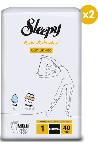 Sleepy Extra Ultra İnce Günlük Ped Normal Ped 80 Adet