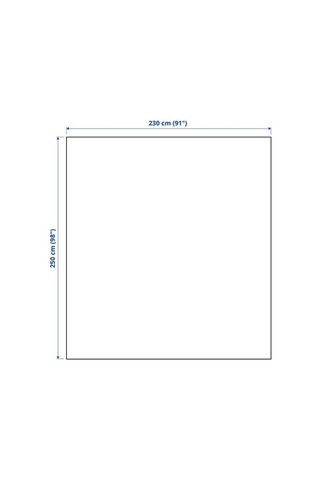 Ikea Indıra Yatak Örtüsü, Koyu Gri-mavi, 230x250 Cm
