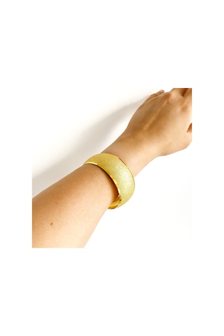 Ferizz Altın Kaplama Simli Bilezik 3 Cm Blz-3041 001