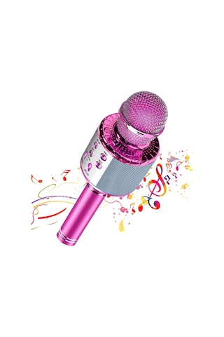Periboia Kablosuz Hoparlörlü Bluetooth Karaoke Mikrofonu