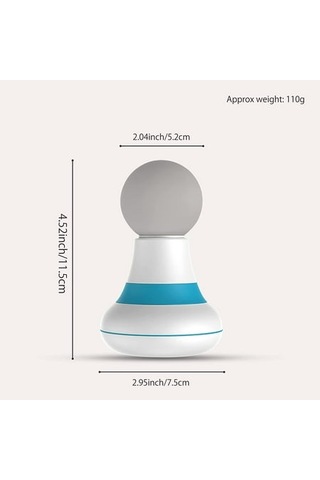 Sihirli Titreşimli Güçlü El Masaj Aleti Beyaz Çok Renkli