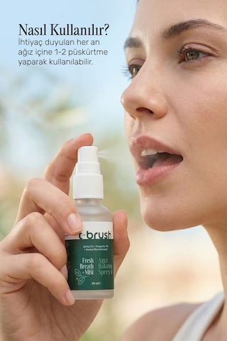 Tbrush Ağız Kokusu Giderici Sprey 30ml Propolis