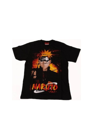 Naruto No: 2 Tişört Siyah Çok Renkli