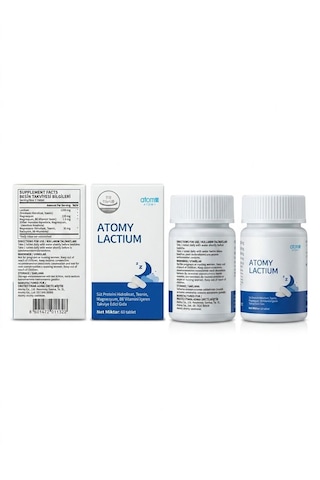 Atomy Lactium Süt Proteini Hidrolizatı, L-teanin, Magnezyum Ve B6 İçeren 60 Tablet