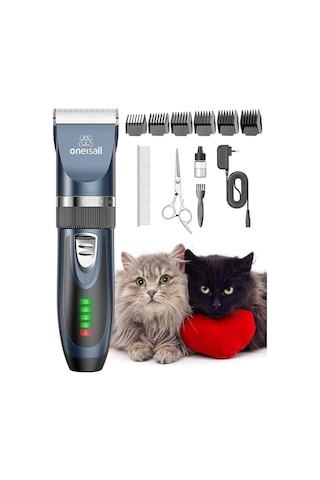 Oneisall Kedi Tıraş Makinesi, Sessiz, Güçlü Motor, Seramik Ve Titanyum Bıçaklar Erkek Bakım Ürünleri Mavi 189436858