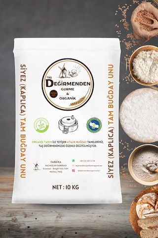 Taş Değirmenden Gurme & Organik Atalık Siyez Tam Buğday Unu 10 KG