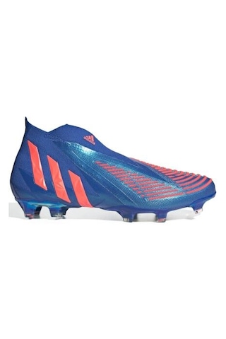 Adidas Predator Edge+ Fg Hi-res Blue/turbo Futbol Kramponu Gz9002 Erkek: 8 / Kadın: 9 Mavi