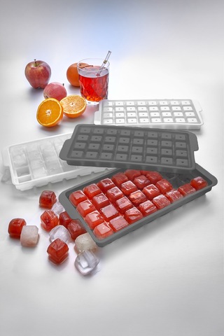 Ny Home 32'li Kare Model Buz Kalıbı Antrasit Antrasit