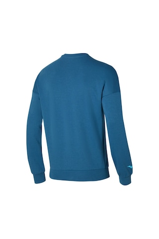 Mizuno Mızuno Graphic Crew Erkek Sweatshirt Mavi