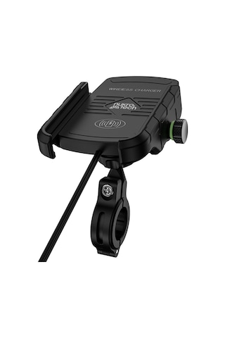 Nukrotech Sf Wireless Kablosuz Şarjlı Motosiklet Telefon Tutucu