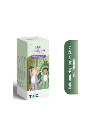 Mdc Kalsiyum Muz Aromalı Şurup 150 ML