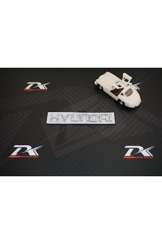 Hyundai Krom Bagaj 3m 3d Krom Abs Logo Amblem