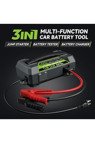 Jtc4250 12v/220v 4250amp Lifepo4 Akıllı Akü Test + Akü Takviye + Akü Şarj Cihazı