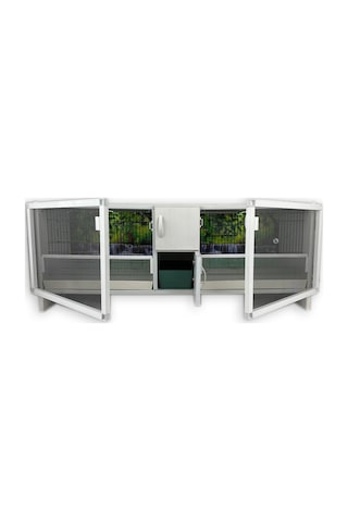 İstanbul Kafes Model M02y-Oy Pvc Kuş Dolabı