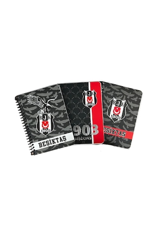 Tmn Bloknot Beşiktaş Spr Krt Kapak A6 3'lü Set 108