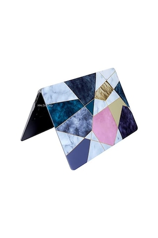 Apple Uyumlu MacBook Air 13.3 İnç Kılıf A1932 A2179 A2337 M1 Uyumlu Hard Case Sert Koruyucu Kapak Geometrik Merme