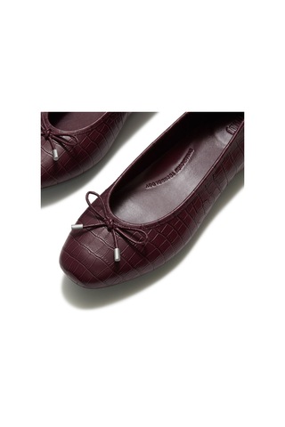 E19 Dark Merlot Babet Kadın Diğer Aaı-090/e19 Fitflop Delıcato Crocodıle Ballerınas Kahverengi