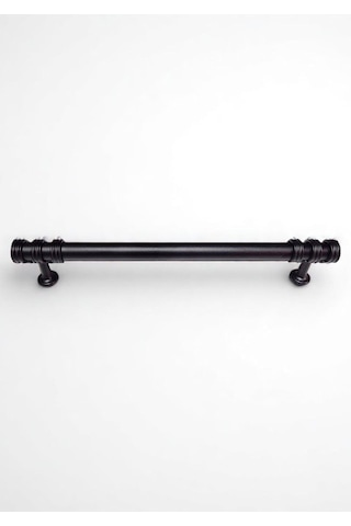 Nesli Alüminyum Metal Lüks Modern Mobilya Çekmece Mutfak Dolabı Kulpu Siyah 160mm 10 Adet Siyah