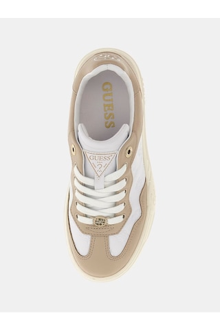 Guess Swole Deri Karışımlı Kadın Sneaker Ayakkabı Flpswofal12 Bej