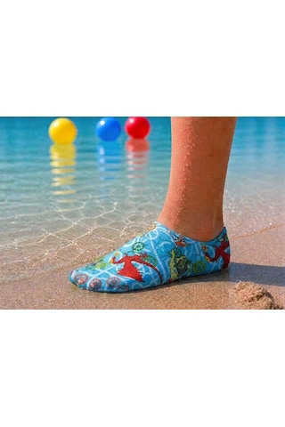Gripptoes Kaymaz Damla Tabanlı Deniz&havuz Çorabı M1 Çok Renkli
