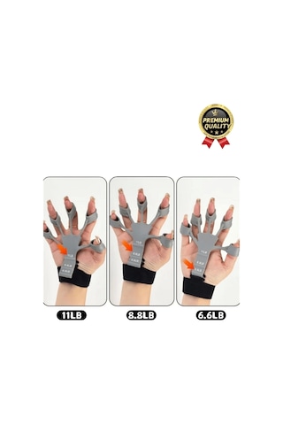 Pratik Silikon El Bilek Parmak Kol Kas Güçlendirici Geliştirici Fizik Egzersiz Lastik Kayışı Çok Renkli