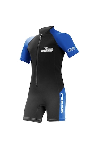 Cressi Tiburon Man 2 Mm Siyah-mavi Shorty Dalış Elbisesi Small Çok Renkli
