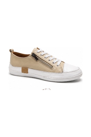 N Napa Shoe Np.8260f.bej Deri Sneaker