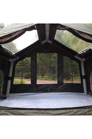 Shufa Galaksi Serisi Yeşil 8 M² Şişme Kamp Çadırı 4 Mevsim G