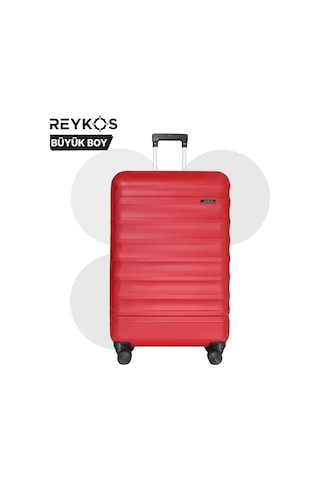 Reykos Rey-way Kırmızı Büyük Boy Valiz