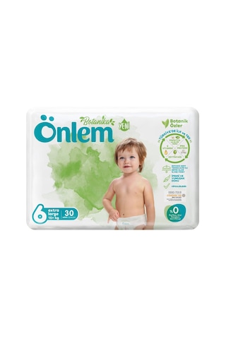 Önlem Botanika Bebek Bezi 6 Numara Extra Large İkili Jumbo Paket 30 Adet