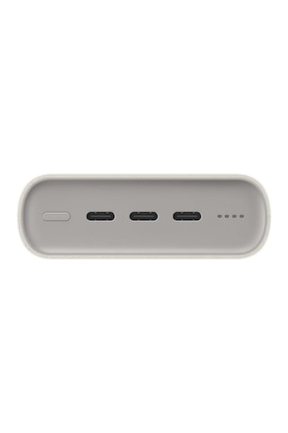 20000 Mah 45 Watt Powerbank, Hızlı Şarj, Pd 2.0, 3 Çıkışlı, Kablo Dahil, Bej, 2024 Model