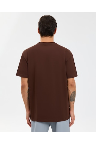 Skechers M Graphic Tee T-shirt Erkek Kahverengi Tshirt S2610059-2210