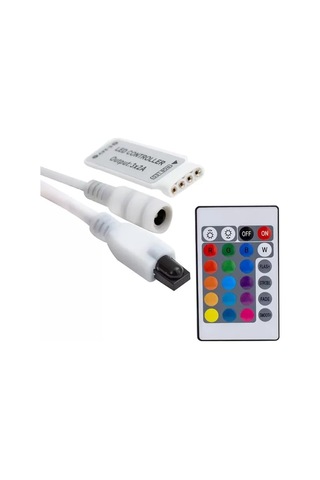 Sh Powermaster 5-12-24 Volt 3x2 Amper Mini 24 Tuşlu Led Rgb Kontrol Cihazı Najmaddin