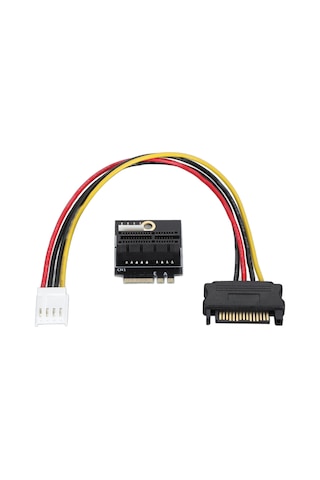 Yuntech01 M.2 Ngff Anahtar A/a+e/e'den Pcı-e 1x'e Dönüştürücü Adaptörü - 5v/12v Güç Kaynağı, Pcıe Kart Desteği, Çoklu İşletim Sistemi Desteği