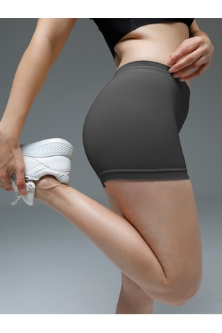 Moncorno Model Boxer Popo Şekillendirici İz Yapmayan Seamless Külot Koyu Gri Renk Koyu Gri