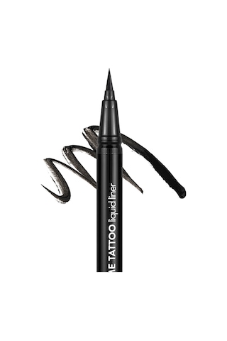 Extreme Tattoo Yüksek Pigmentli & Mat Bitişli Akmayan Likit Göz Kalemi 001 Black