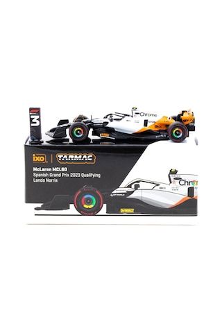 Tarmac Works X İxo Models 1/64 Mclaren Mcl60 Spanish Grand Prix 2023 Qualifying 4 Lando Norris - Global64