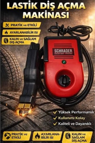 Lastik Diş Açma Makinası Ve 3-4 Numara Diş