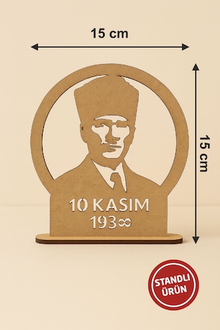 10 Kasım Atatürk'ü Anma Boyama Etkinlik Okul Aktivite Sanat 10 Adet