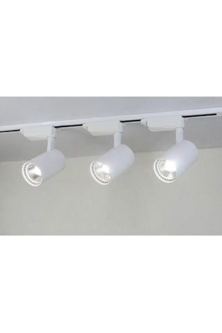 30W Led Ray Spot 3Lü Set -Beyaz Kasa -Beyaz Işık