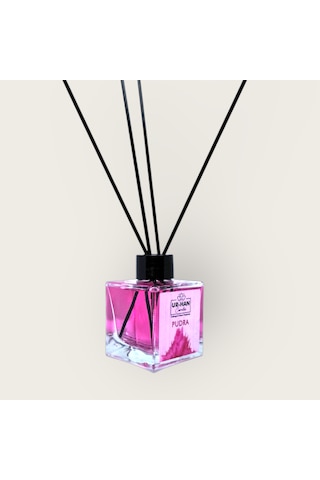 Pudra Bambu Çubuklu Oda Kokusu 100 Ml Cam Şişe